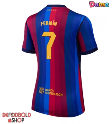 Barcelona Fermin Lopez #7 Hjemmebanetrøje Dame 2026-27 Kort ærmer Barcelona Fermin Lopez #7 Hjemmebanetrøje Dame 2026-27 Kort ærmer